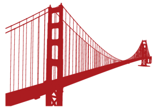 SF Golden Gate Skyline Wall Quotes™ Wall Art Decal | WallQuotes.com